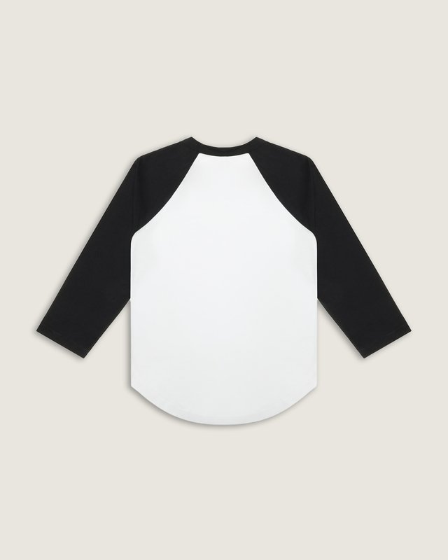 Camiseta Flying V 3/4 Raglan White Black