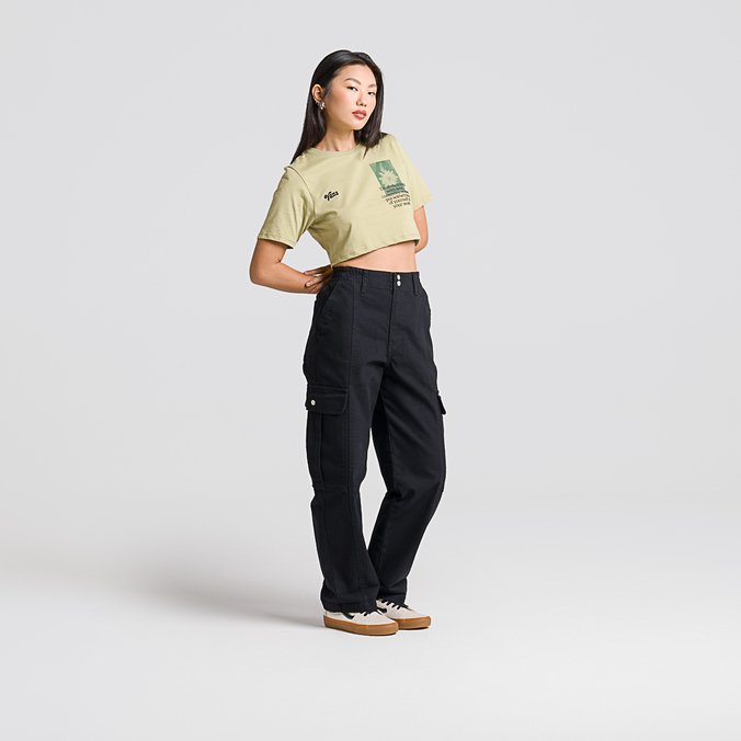 Camiseta Night Bloom Crew Crop II SS Elm