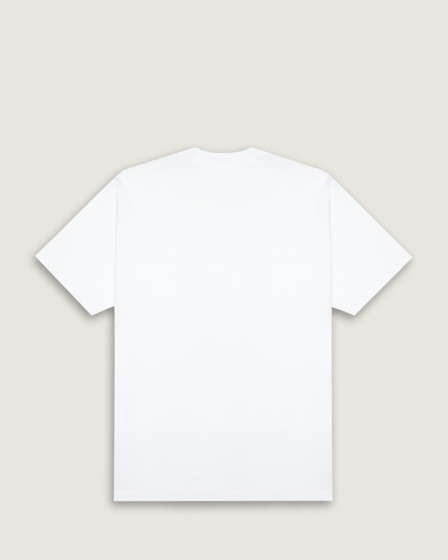 blanc❁ ページ Camiseta Ss Feline White | Vans