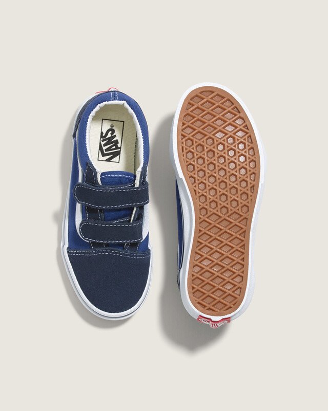 Tênis Old Skool V Infantil Navy True White
