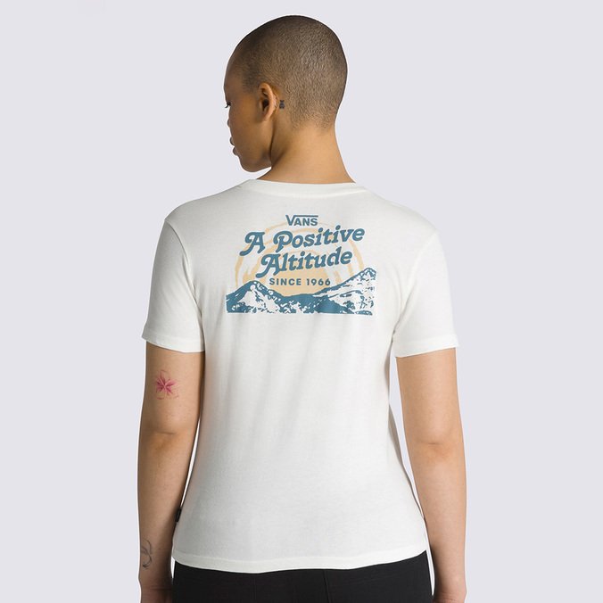 Camiseta Positive Altitude Crew Ss Marshmallow